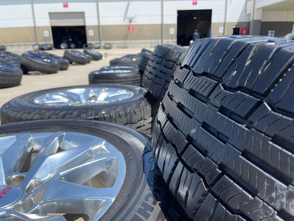 20" GMC Sierra Yukon AT4 Tahoe OEM 5924 wheels rims tires SET MICHELIN