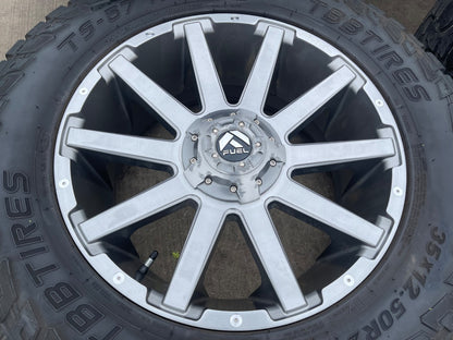20x9 FUEL Contra D714 Silverado Ford F-150 RAM wheels rims 6x139 6x135