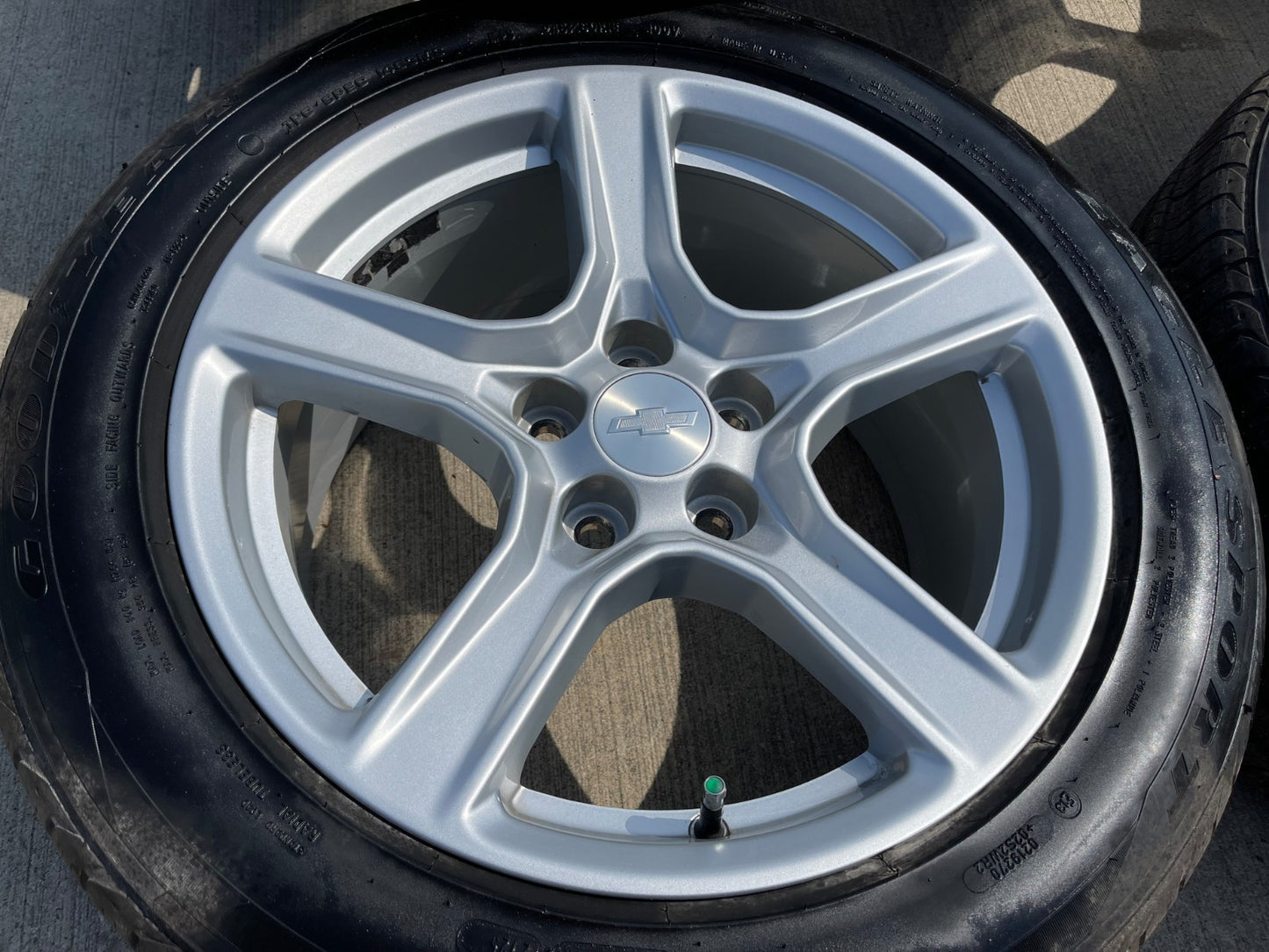 18" Chevy Camaro RS OEM wheels rims 5758 tires GOODYEAR