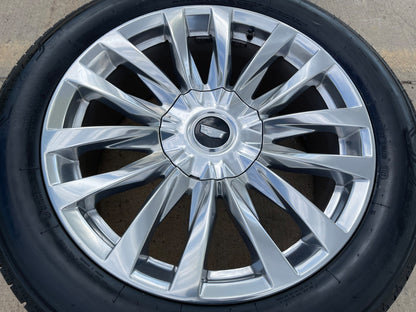 22" Cadillac Escalade Platinum OEM wheel rim 95026 4873 tire spare single