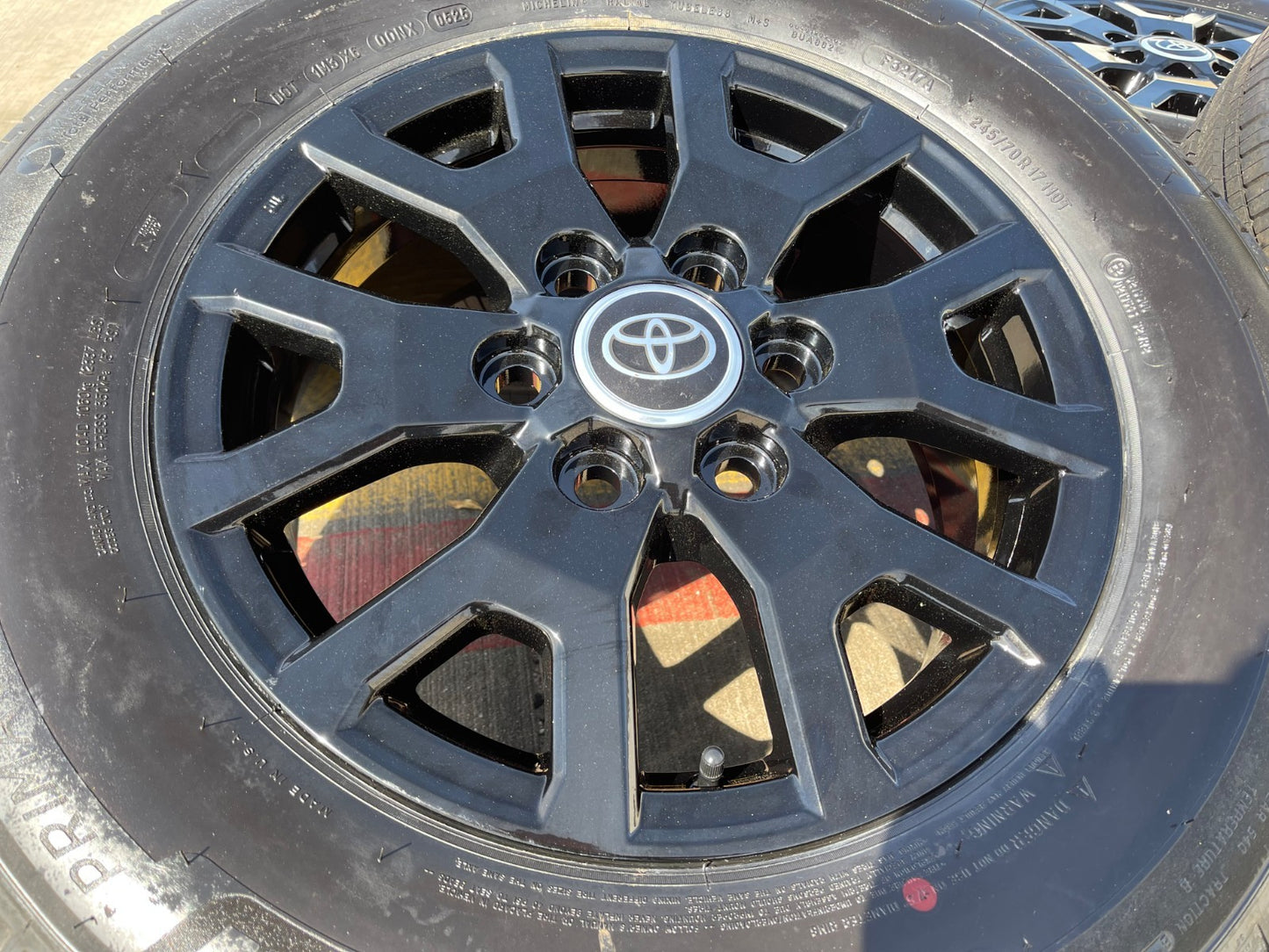 17" Toyota Tacoma 4Runner TRD OEM 10637 94254 wheels rims 2025 2026 NEW MICHELIN