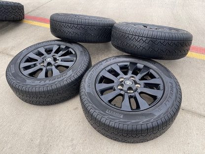 20" Toyota Tundra Sequoia Platinum OEM Black 5x150 ONLY rims 69533 tires