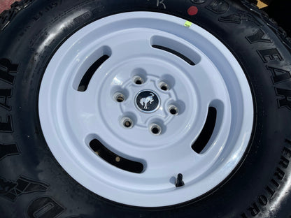 17" Ford Bronco HERITAGE Stroppe Edition 10463 OEM wheels rims white NEW 35"