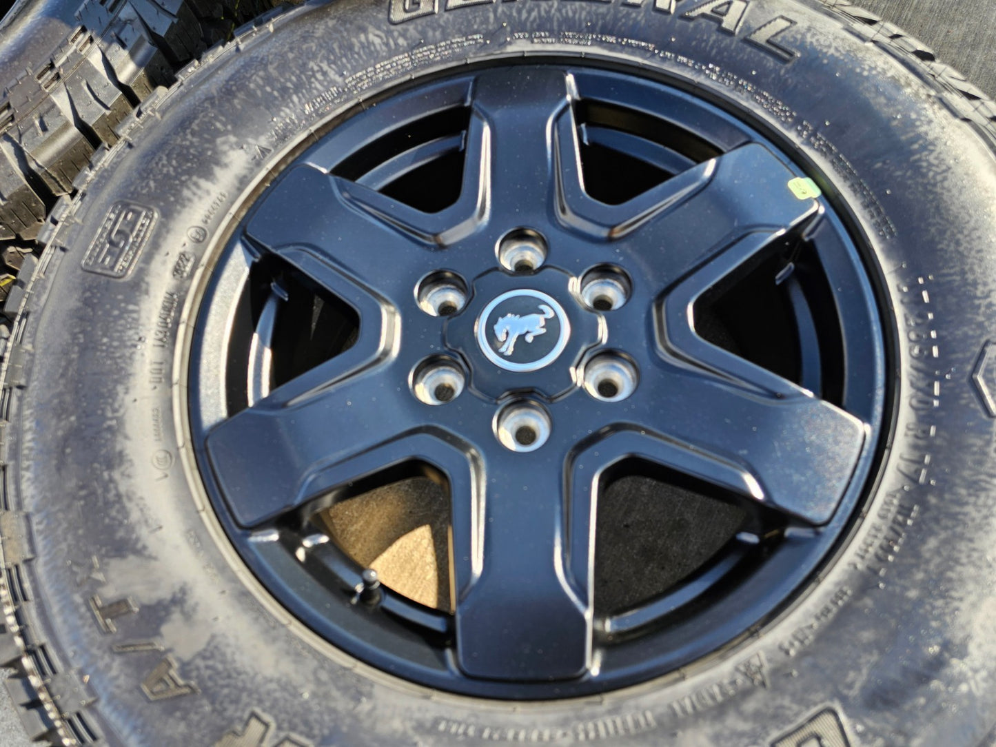 17" Ford Bronco wheels rims 95292 10383 SASQUATCH Ranger 2024 2025 GENERAL A/TX