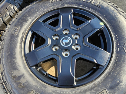 17" Ford Bronco wheels rims 95292 10383 SASQUATCH Ranger 2024 2025 GENERAL A/TX
