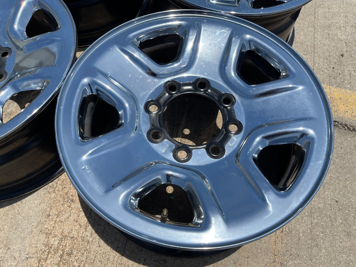 18" Dodge Ram 2500 3500 STEEL chrome OEM 2473 wheels rims 2024 2025 2026 SET