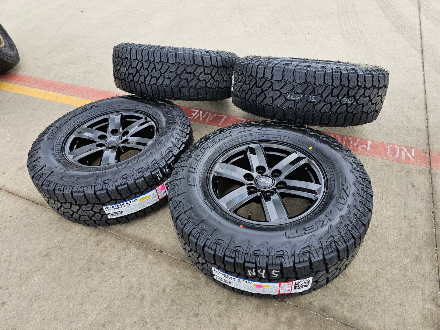 17" Ford F-150 OEM black Tremor rims wheels 10339 2023 2024 2025 2026 NEW
