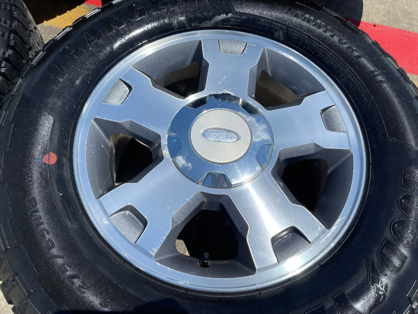 18" Ford F-150 Expedition 3779 OEM rims wheels tires SET GOODYEAR NEW