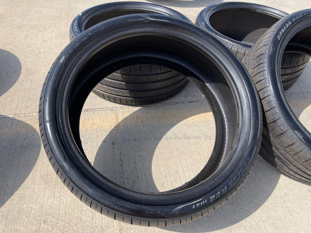 (2) 275/35/22 + (2) 315/30/22 Pirelli P Zero 107Y XL tires NEW TAKE OFFS