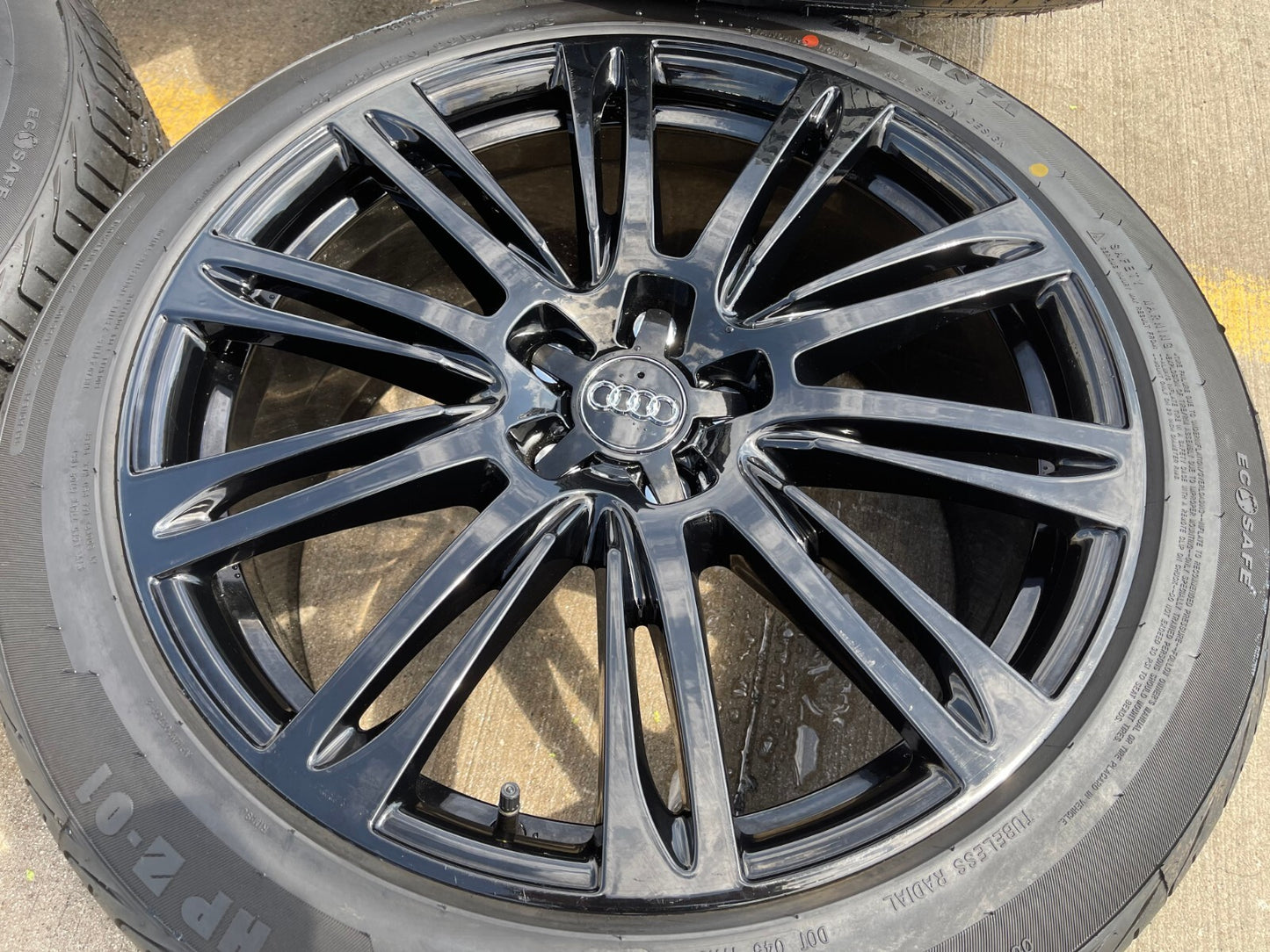 20" Audi A7 OEM wheels rims 58884 black tires NEW