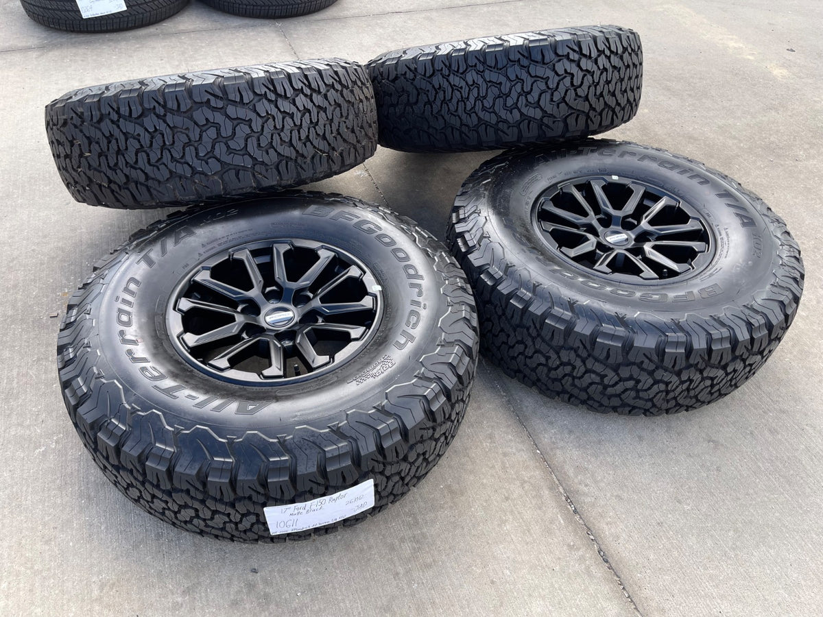 17" Ford F-150 Raptor OEM 10611 rims wheels Bronco SET 2026 2027 BFG 35" NEW
