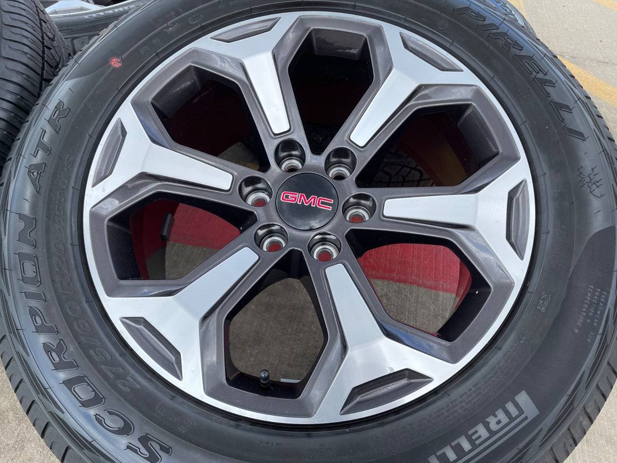 20" GMC Sierra AT4X Canyon Chevy Silverado OEM wheels rims 2025 2026 2027 NEW