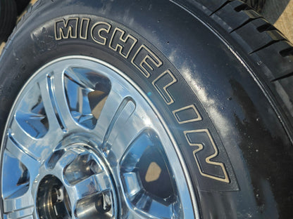 20" FORD F-250 F-350 Lariat OEM 3892 CHROME rims wheels tires MICHELIN