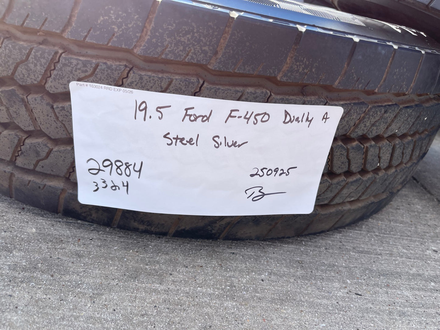 19.5" Ford F-450 Dually F-550 rims wheels RAM 4500 OEM 10x225 2024 2025 2026 NEW