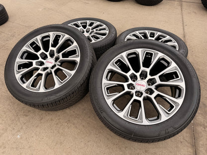 22" GMC Yukon Sierra DENALI OEM wheels rims Tahoe tires 2024 2025 2026 NEW