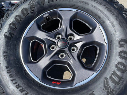17" Jeep Wrangler Gladiator RUBICON OEM RIM# 9236 wheels rims SET FITS 2007-2027