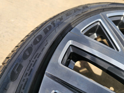 24" GMC Yukon Sierra DENALI OEM wheels rims GOODYEAR SET 2024 2025 2026 2027 NEW