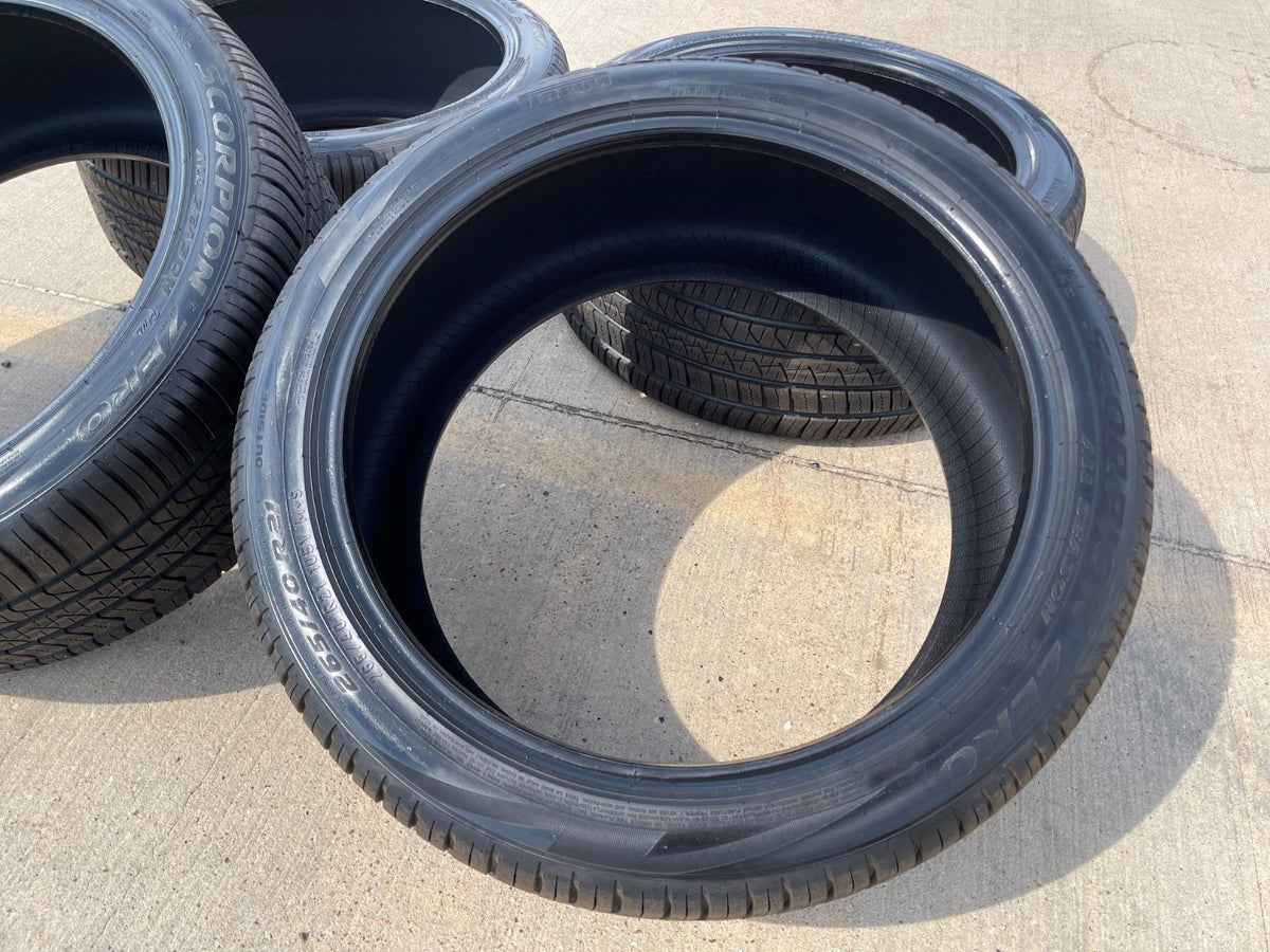 (4) 265/40/21 Pirelli Scorpion Zero A/S + Plus tires 105Y 265/40R21 XL BRAND NEW