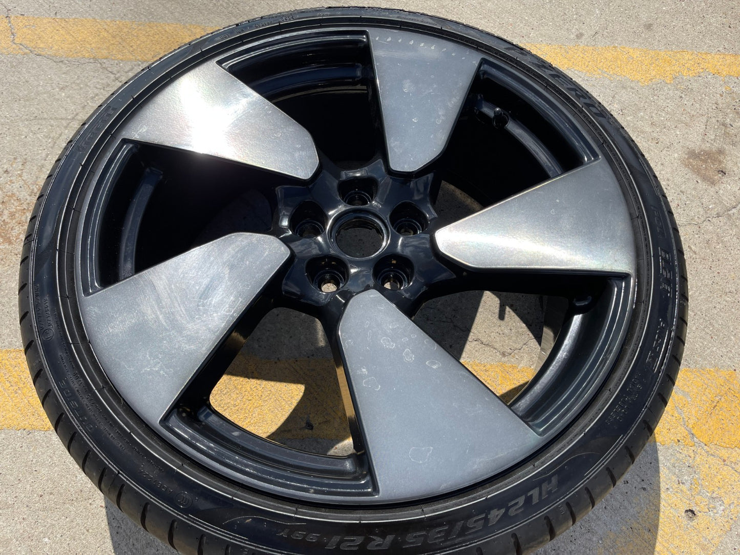 21" Lucid Air OEM Grand Touring wheel rim 5x120 spare 2023 2024 2025 2026 FRONT