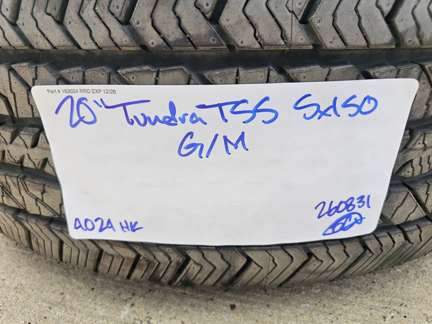(1) 20" Toyota Tundra TSS TRD T Force OEM wheel rim single 5x150 tire Spare