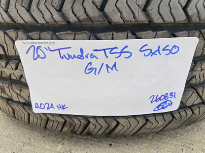 (1) 20" Toyota Tundra TSS TRD T Force OEM wheel rim single 5x150 tire Spare