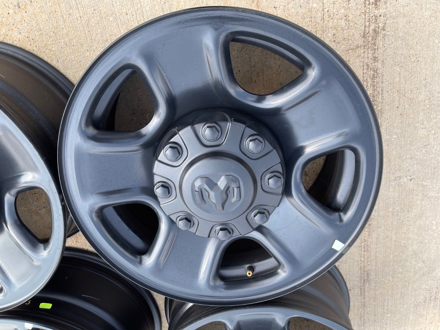 18" Dodge Ram 2500 3500 STEEL black OEM 2473 wheels rims SET 2025 2026 2027 NEW