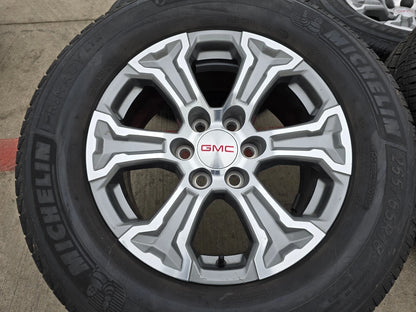 18" GMC Sierra AT4 Chevy Silverado OEM 5910 wheels rims MICHELIN