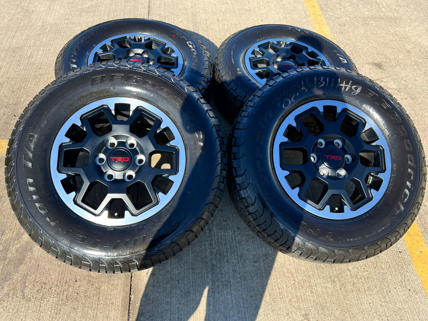 17" Toyota Tacoma 4Runner TRD OEM 10638 wheels rims 2024 2025 2026 BFG NEW