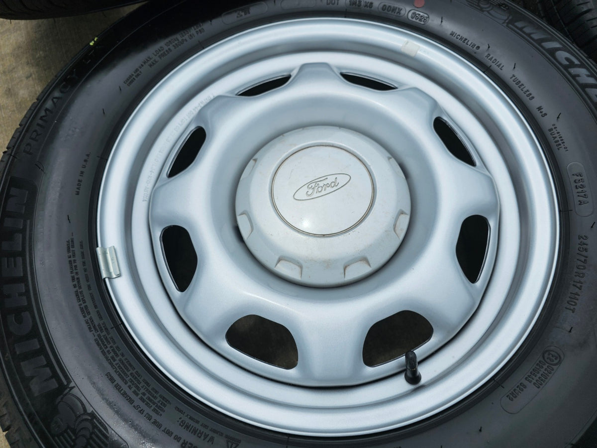 17" Ford F-150 OEM rims wheels 3857 tires steel 2024 2025 2026 2027 MICHELIN NEW