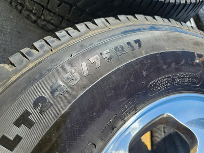 17" Ford F-350 Dually OEM 14077 14078 rims wheels 2023 2024 2025 MICHELIN