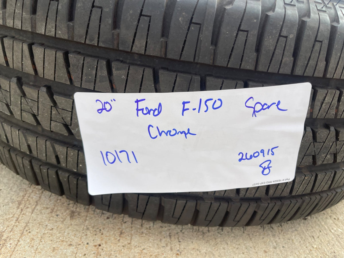 20" Ford F-150 Expedition OEM 10171 Lariat rim wheel tire CHROME single spare