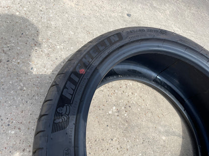 (4) 245/40/19 Michelin Pilot Sport 4S 94Y 245/40R19 tires