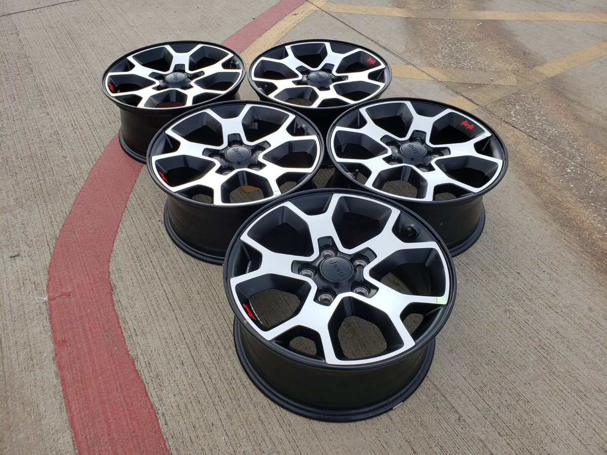 (5) 17" Jeep Wrangler Gladiator Rubicon OEM 9218 wheels rims SET