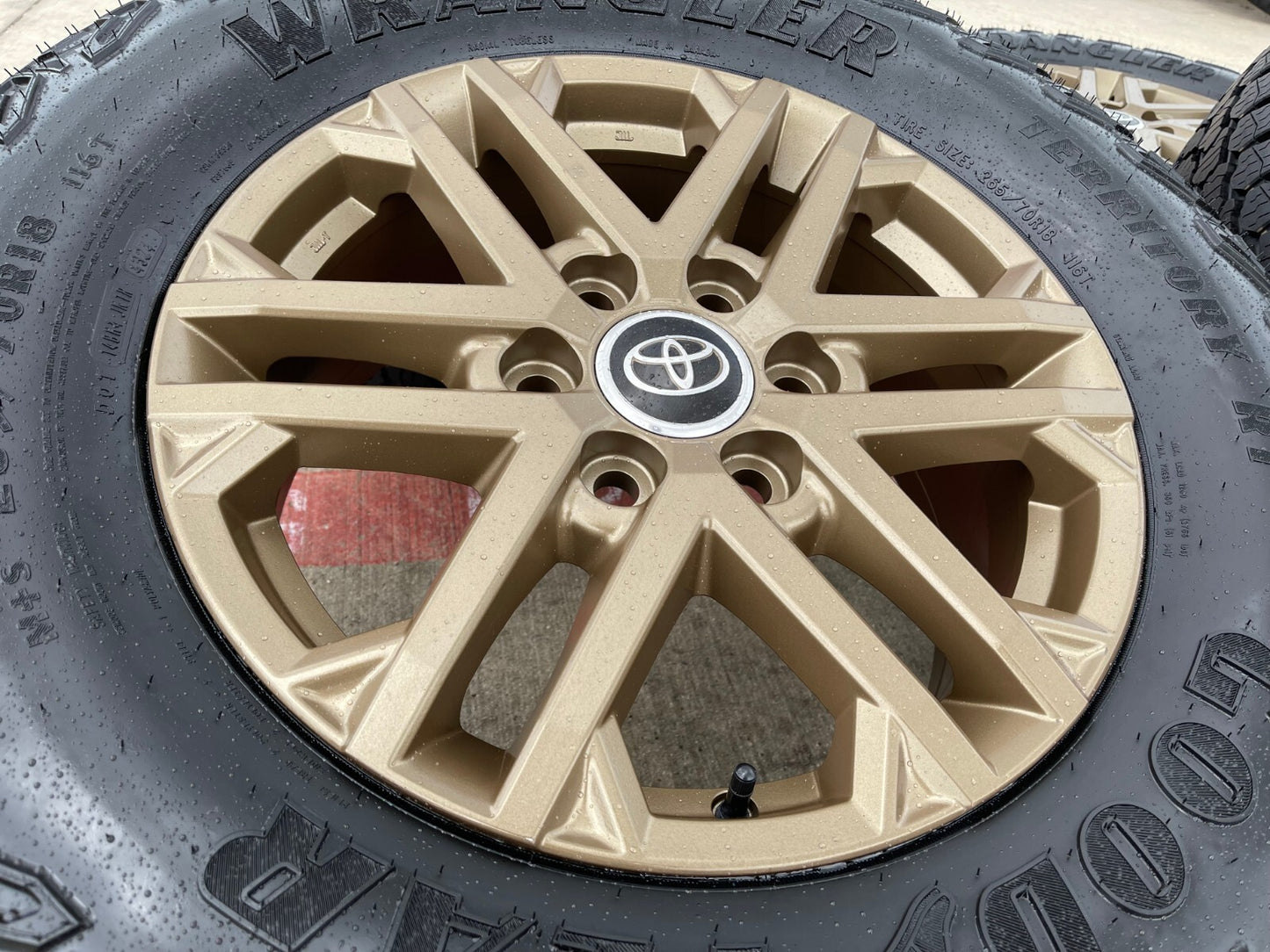 18" Toyota Tundra TRD OEM wheels rims 75281 Sequoia LX600 BRONZE 2025 2026 NEW