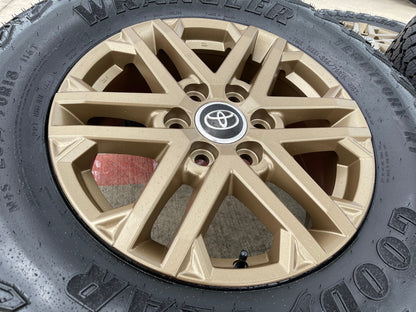 18" Toyota Tundra TRD OEM wheels rims 75281 Sequoia LX600 BRONZE 2025 2026 NEW
