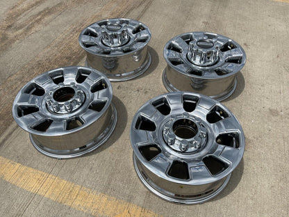 20" Ford F-250 F-350 OEM chrome Lariat 10295 25085 wheels rims 2023 2024 2025
