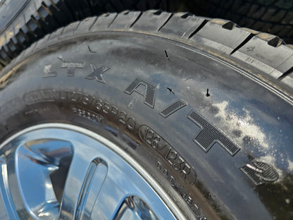 20" FORD F-250 F-350 Lariat OEM 3892 CHROME rims wheels tires MICHELIN