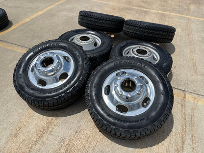 17" Ford F-350 Dually OEM 10477 10478 rims wheels 2024 2025 2026 GENERAL A/T NEW