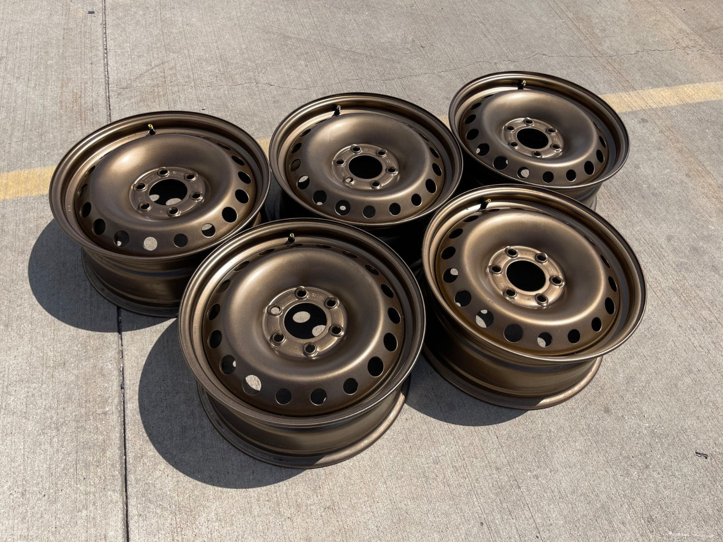 NEW 17" INEOS Grenadier OEM steel wheels rims SET BRONZE 2024-2027