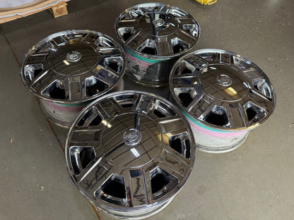 17" Cadillac DTS OEM 4603 4613 wheels rims Hearse Limousine CHROME SET