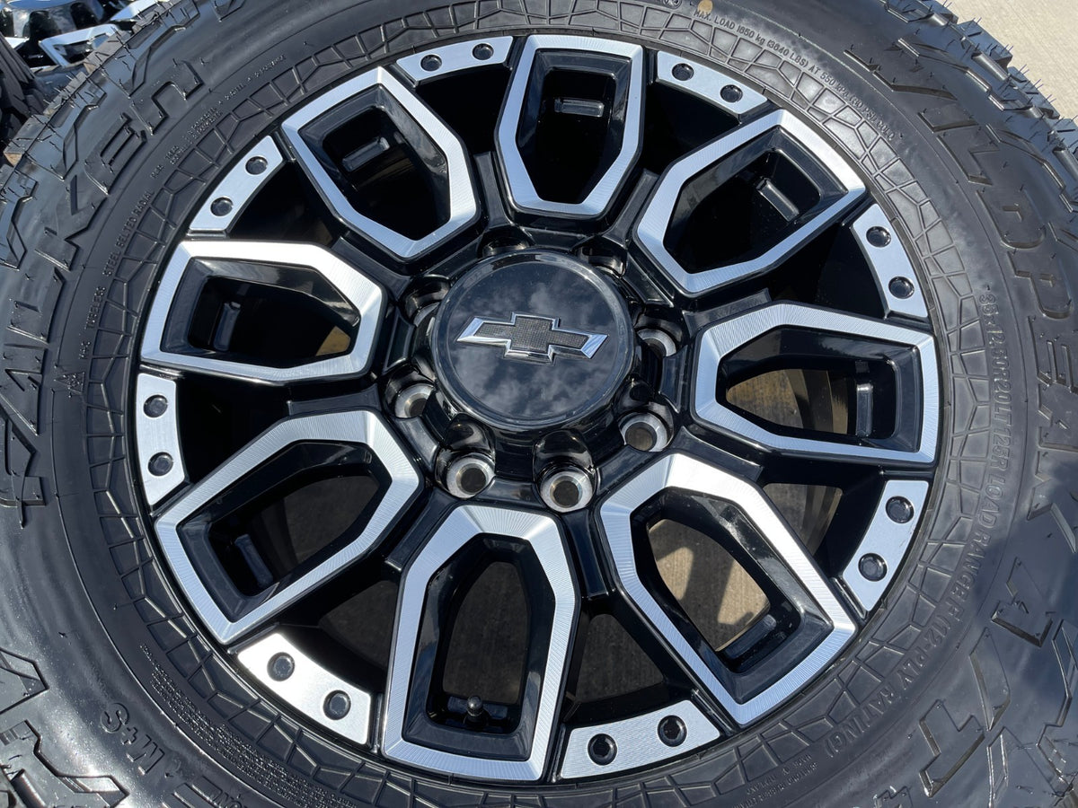 20" Chevy Silverado ZR2 GMC AT4X 2500 3500 OEM wheels rims SET FALKEN 35" NEW