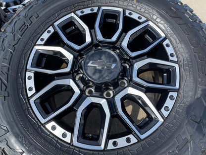 20" Chevy Silverado ZR2 GMC AT4X 2500 3500 OEM wheels rims SET FALKEN 35" NEW