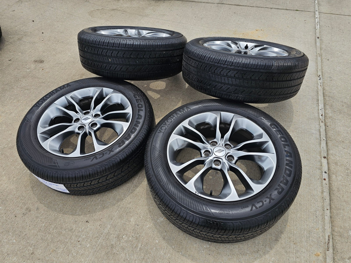 20" Jeep Grand Cherokee L OEM 2659 2660 wheels rims tires YOKOHAMA SET