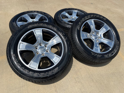 20" Dodge Ram 1500 OEM LIMITED 2676 2723 wheels rims 2025 2026 BRIDGESTONE SET