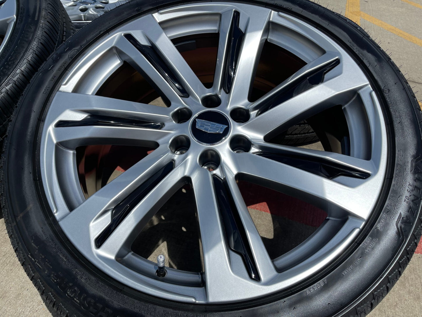 24" Cadillac Escalade V OEM wheels rims SET 84949596 2024 2025 2026 2027 NEW