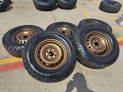(5) 17" INEOS Grenadier OEM BRONZE wheels rims tires 2023 2024 2025 2026 NEW