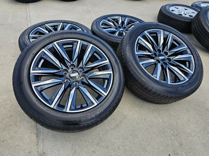 22" Cadillac OEM wheels rims GMC Sierra Escalade 4869 tires 2023 2024 2025 NEW