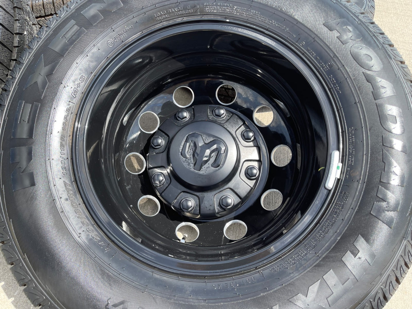17" Dodge Ram 3500 Dually Laramie wheels rims 2706 2707 OEM black 2025 2026 NEW