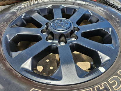 20" Dodge Ram 2500 3500 LARAMIE OEM 2700 wheels rims SET tires MICHELIN
