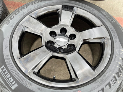 20" Chevy Silverado 1500 Tahoe Suburban OEM wheels rims 5652 PIRELLI A/TR NEW